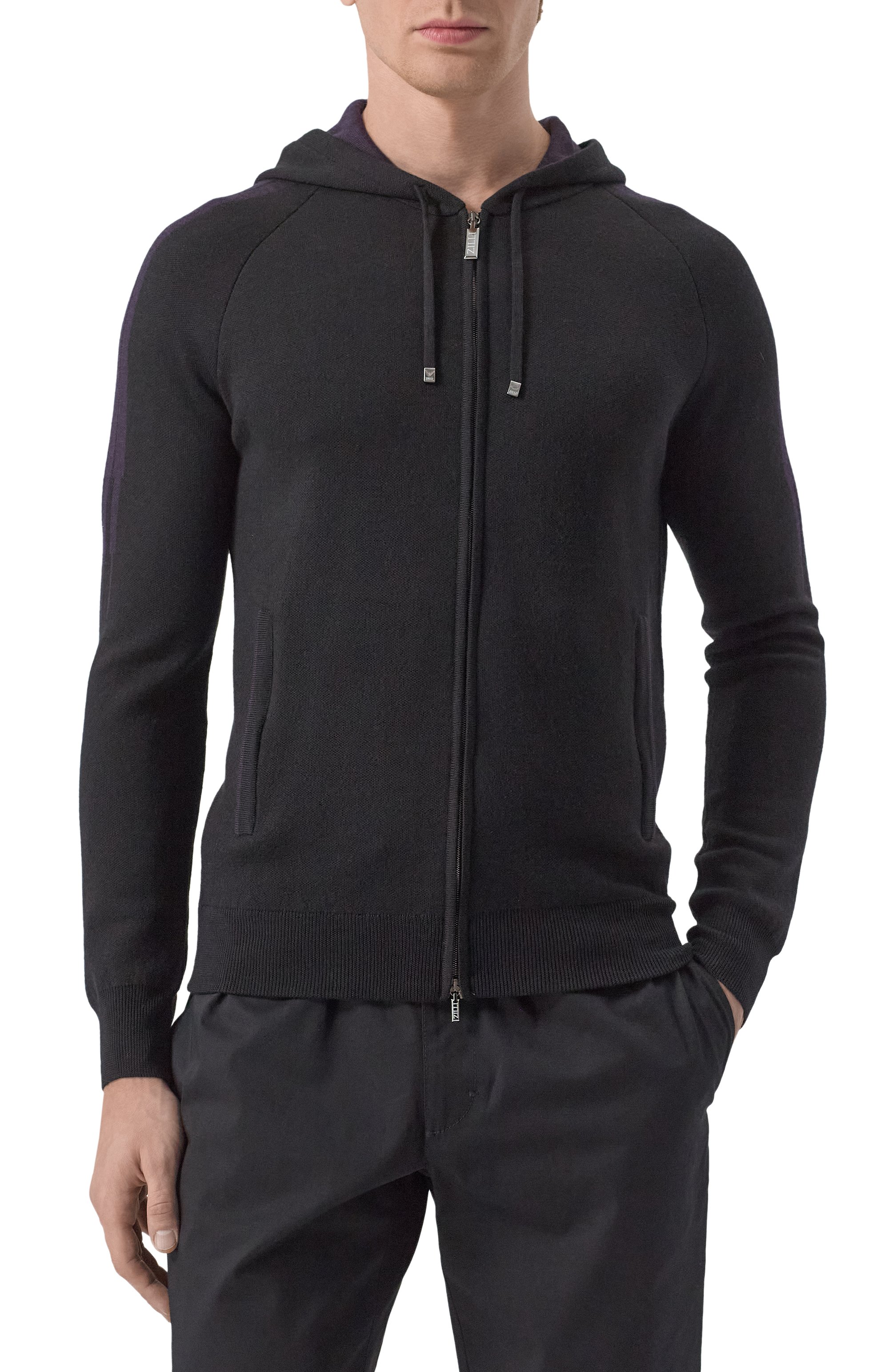 Толстовка из шерсти и шелка ZILLI, арт. JSS001M0230VFST00, фото 3