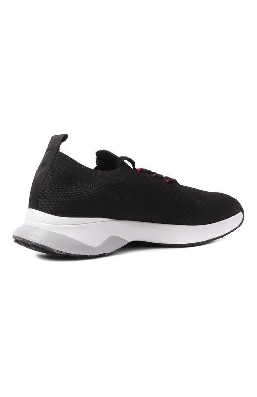 Текстильные кроссовки Kiton USSA375N0133402 Чёрный  USSA375N0133402 Фото 5