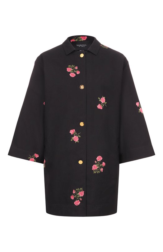 Хлопковая куртка Giambattista Valli 26SSRVCA8001/24GAB Чёрный 26SSRVCA8001/24GAB