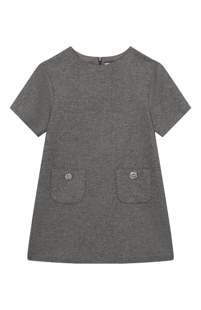 Платье из шерсти и вискозы IL GUFO, арт. A25GVM0001W0065/10-14