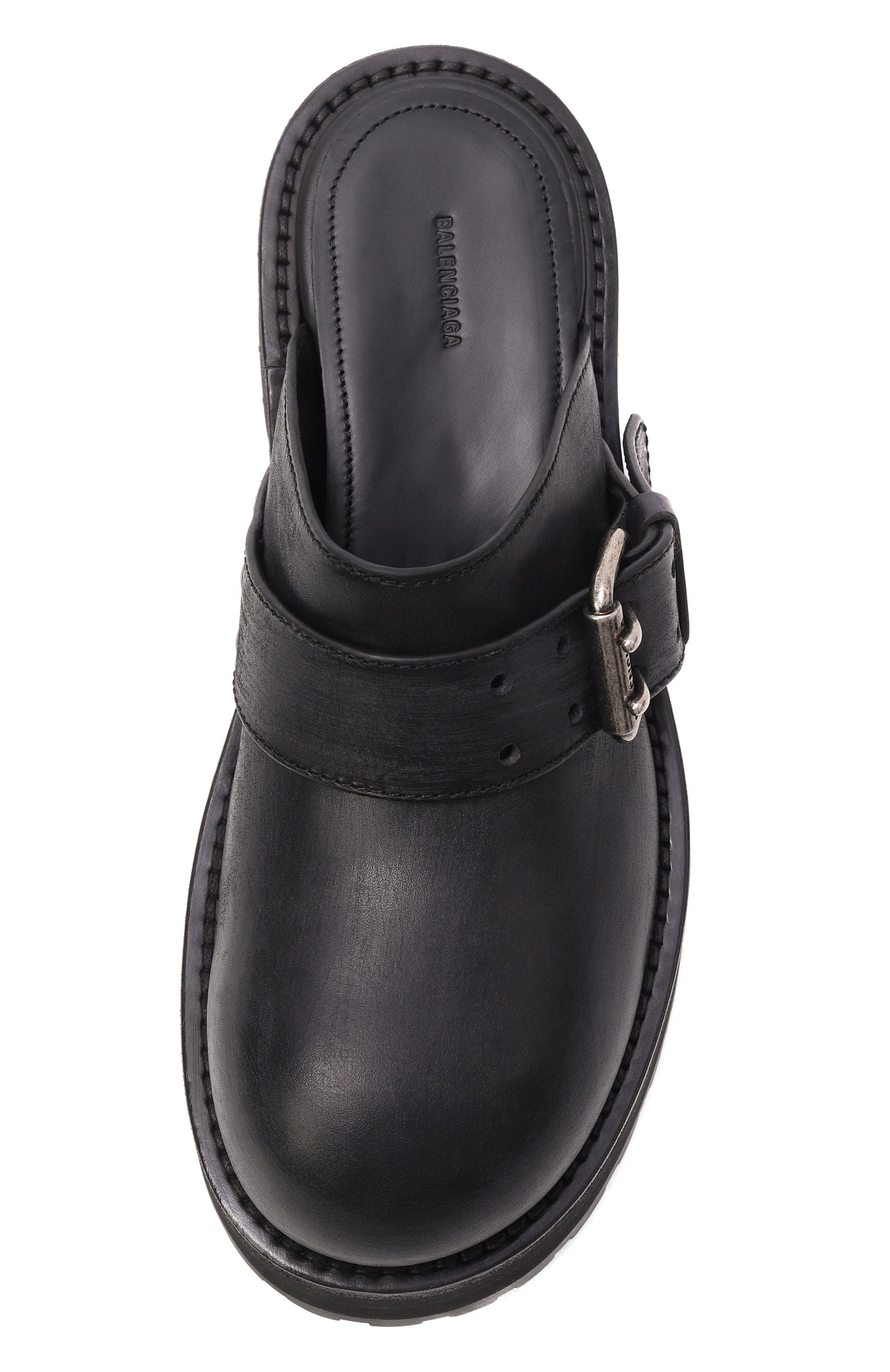 Кожаные сабо venom BALENCIAGA, арт. 866571/WBEQ4, фото 6