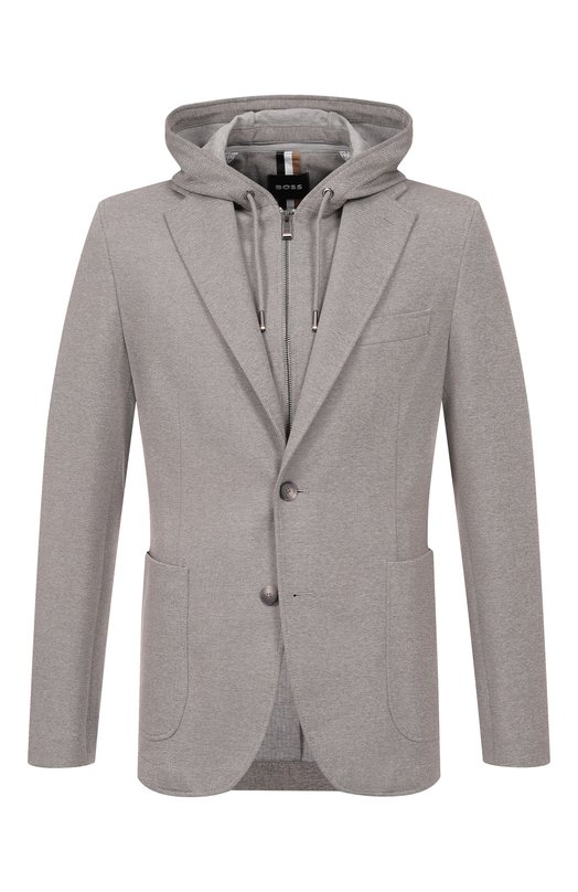 Однобортный пиджак BOSS 50562499 Серый 50562499