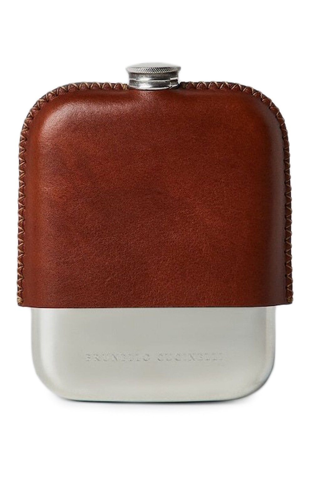 Фляжка с кожаной отделкой BRUNELLO CUCINELLI, арт. MLLIB364, фото 1
