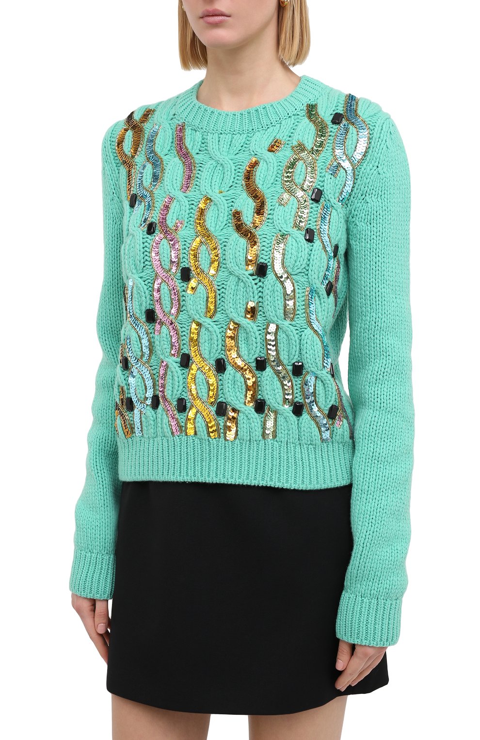 Шерстяной свитер GUCCI, арт. 631469/XKBCI, фото 3