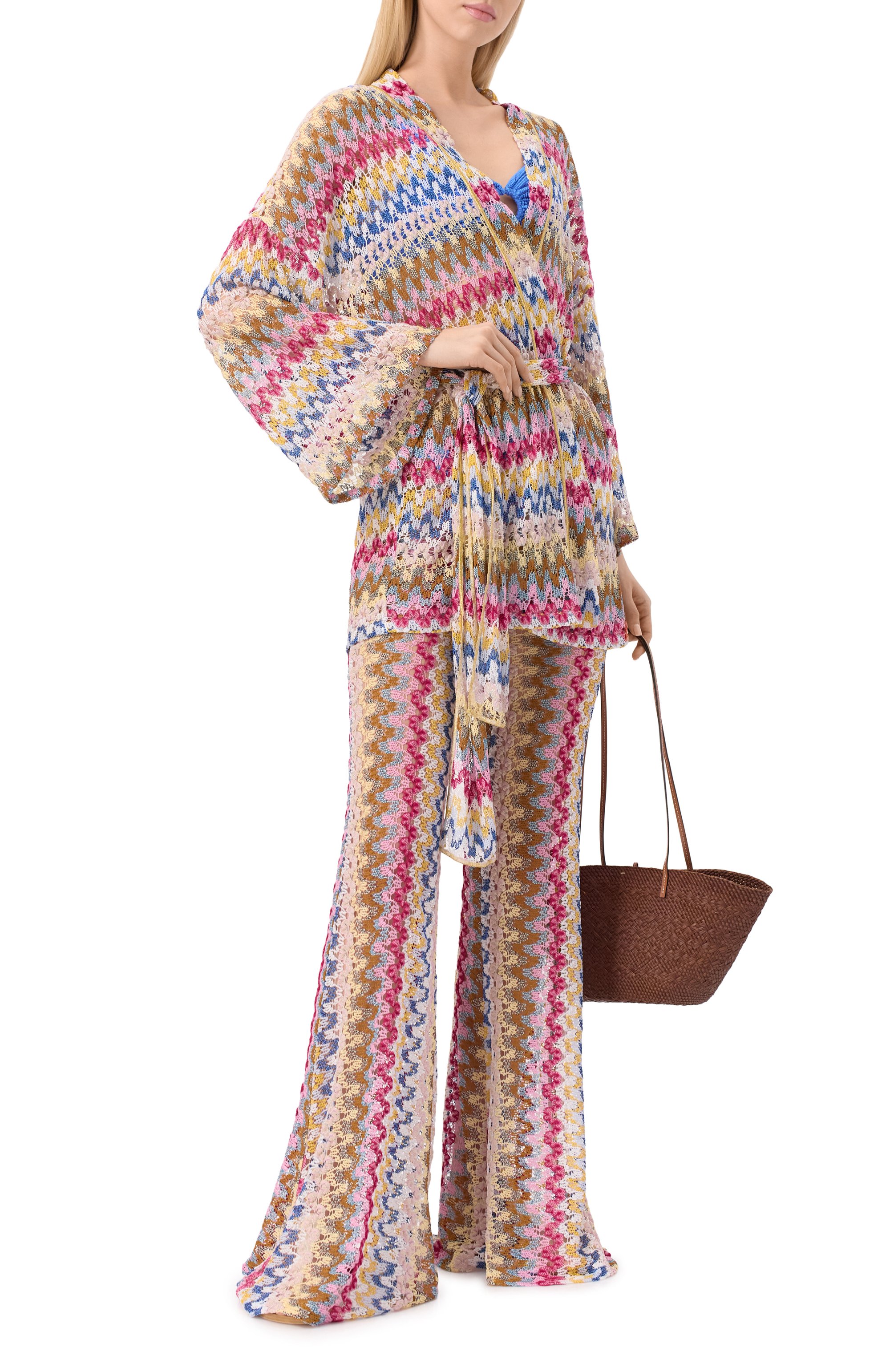 Туника из вискозы MISSONI разноцветного цвета по цене 95050 руб., арт. MS25SQ15/BR0000, фото 2 Туника из вискозы MISSONI, арт. MS25SQ15/BR0000, фото 2