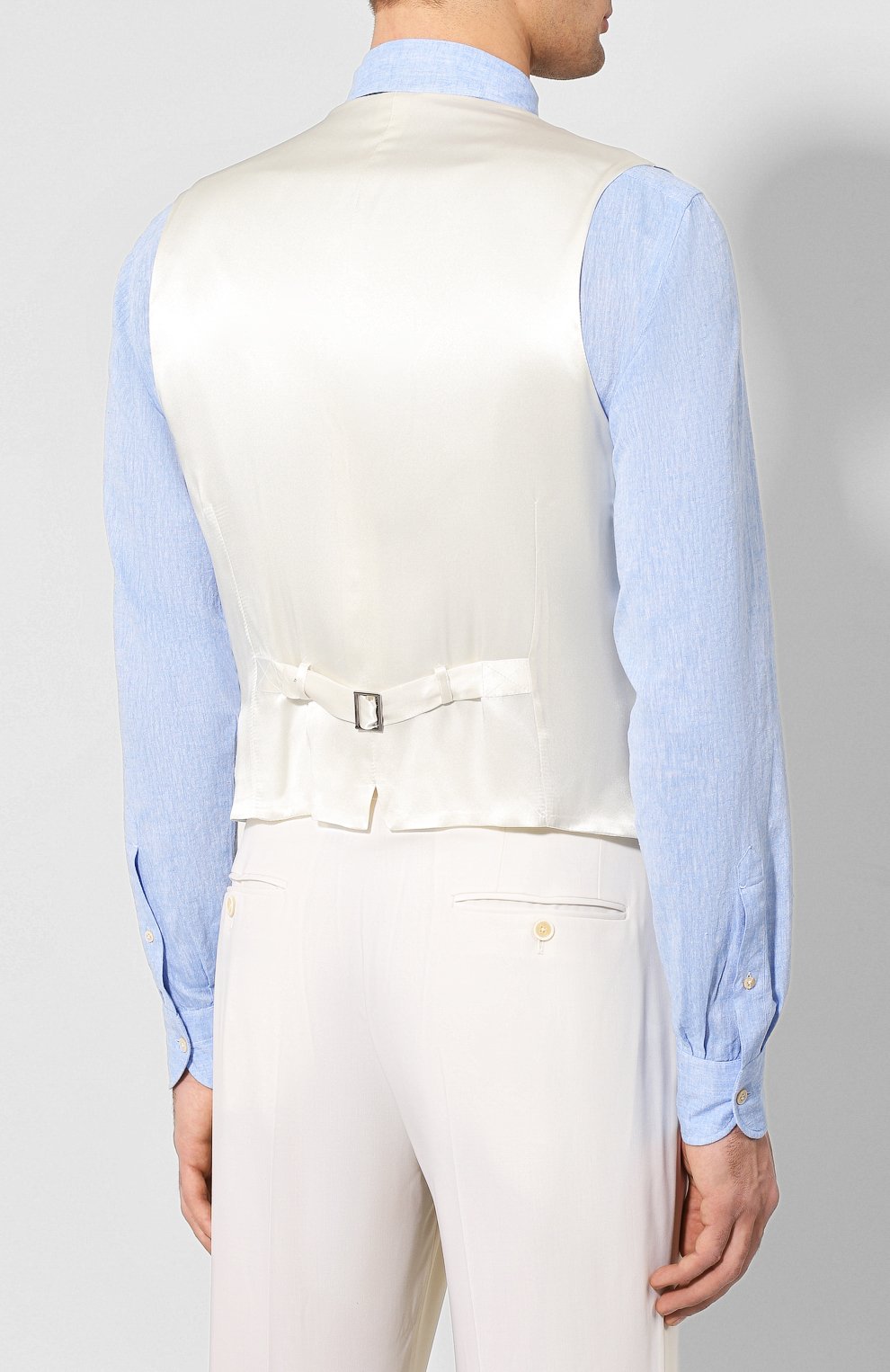 Шерстяной костюм-тройка DOLCE & GABBANA белого цвета по цене 385000 руб., арт. GKK7HT/FURGU, фото 5 Шерстяной костюм-тройка DOLCE & GABBANA, арт. GKK7HT/FURGU, фото 5