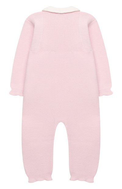 Шерстяной комбинезон BABY T розового цвета по цене 14400 руб., арт. 21AI111TZ/18M-3A, фото 2 Шерстяной комбинезон BABY T, арт. 21AI111TZ/18M-3A, фото 2