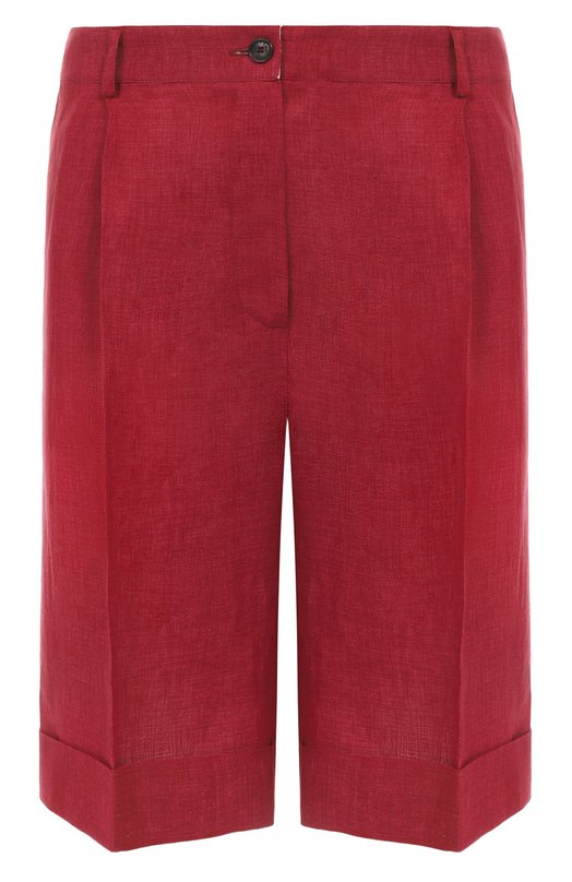 Льняные шорты Kiton D51115K0903E01 Бордовый D51115K0903E01