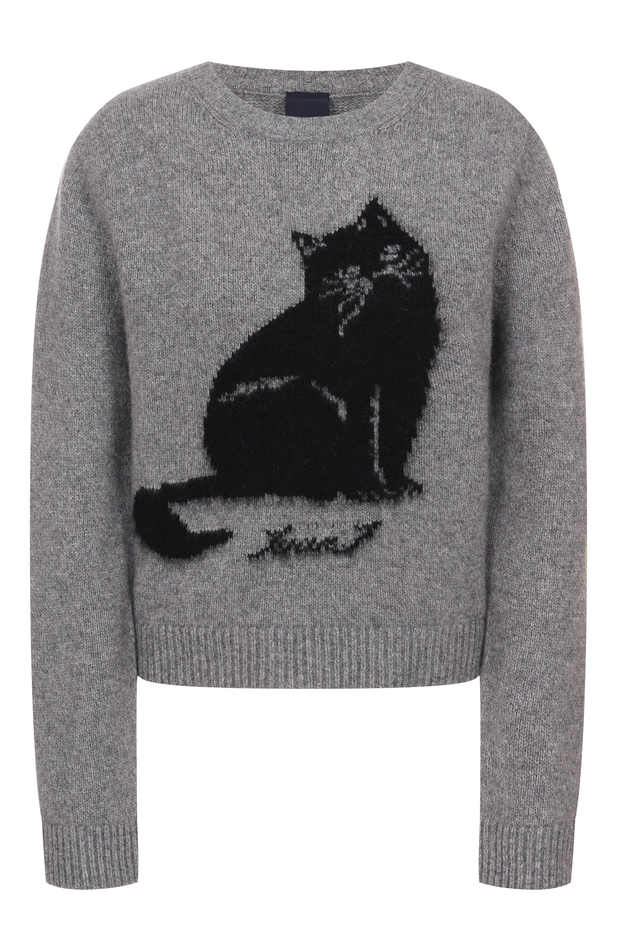 Свитер JUUN.J серого цвета по цене 55450 руб., арт. JW5Y51W01, фото 1 Свитер JUUN.J, арт. JW5Y51W01, фото 1