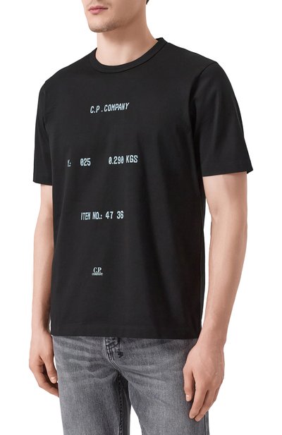 Хлопковая футболка C.P. COMPANY, арт. 18CMTS107A110301W, фото 3