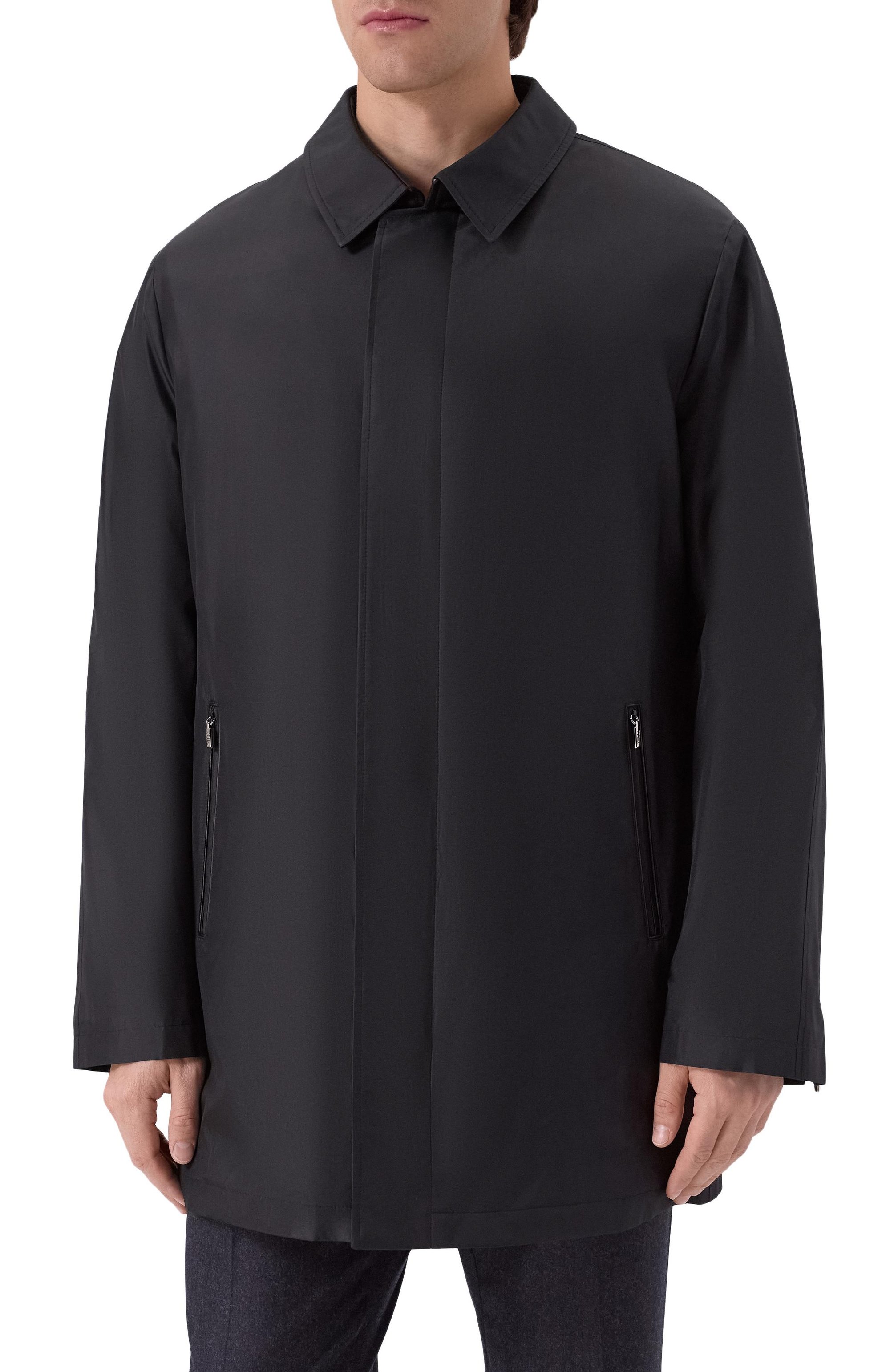 Шелковый плащ ZILLI, арт. ATIM02M0619VRLN10/64-68, фото 3