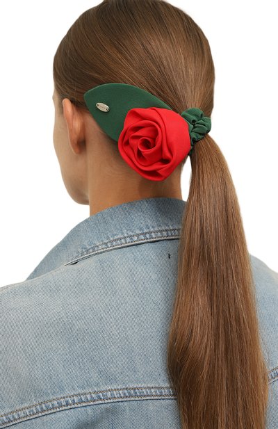 Резинка для волос PANFIL красного цвета по цене 9000 руб., арт. 5-NROSE, фото 2 Резинка для волос PANFIL, арт. 5-NROSE, фото 2