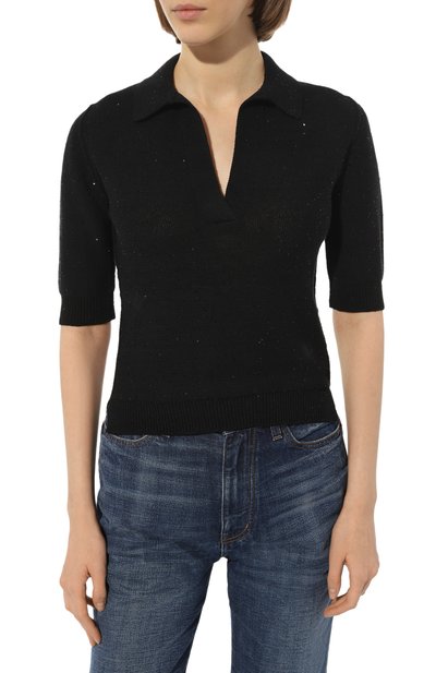 Хлопковый пуловер LORENA ANTONIAZZI, арт. P23145VM40A/2545, фото 3