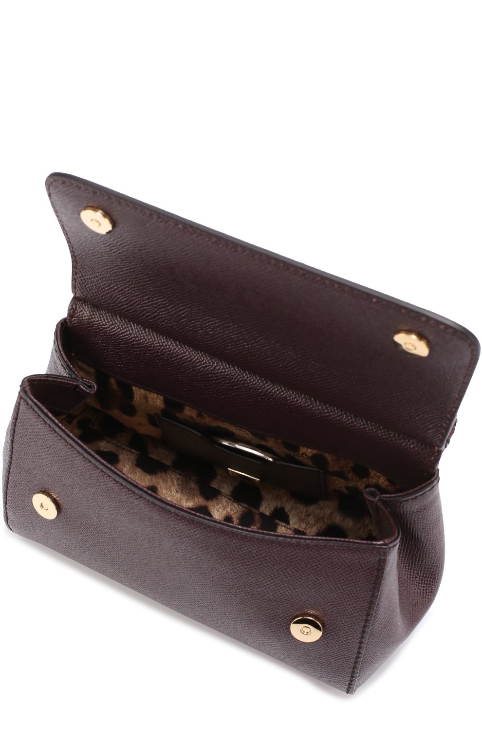 Сумка sicily small DOLCE & GABBANA бордового цвета по цене 159500 руб., арт. 0116/BB6003/A1001, фото 4 Сумка sicily small DOLCE & GABBANA, арт. 0116/BB6003/A1001, фото 4
