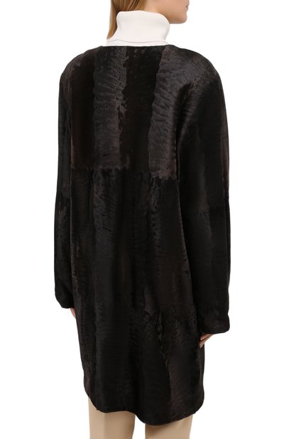 Шуба из свакары YVES SALOMON, арт. 6WTM96195BREX, фото 4