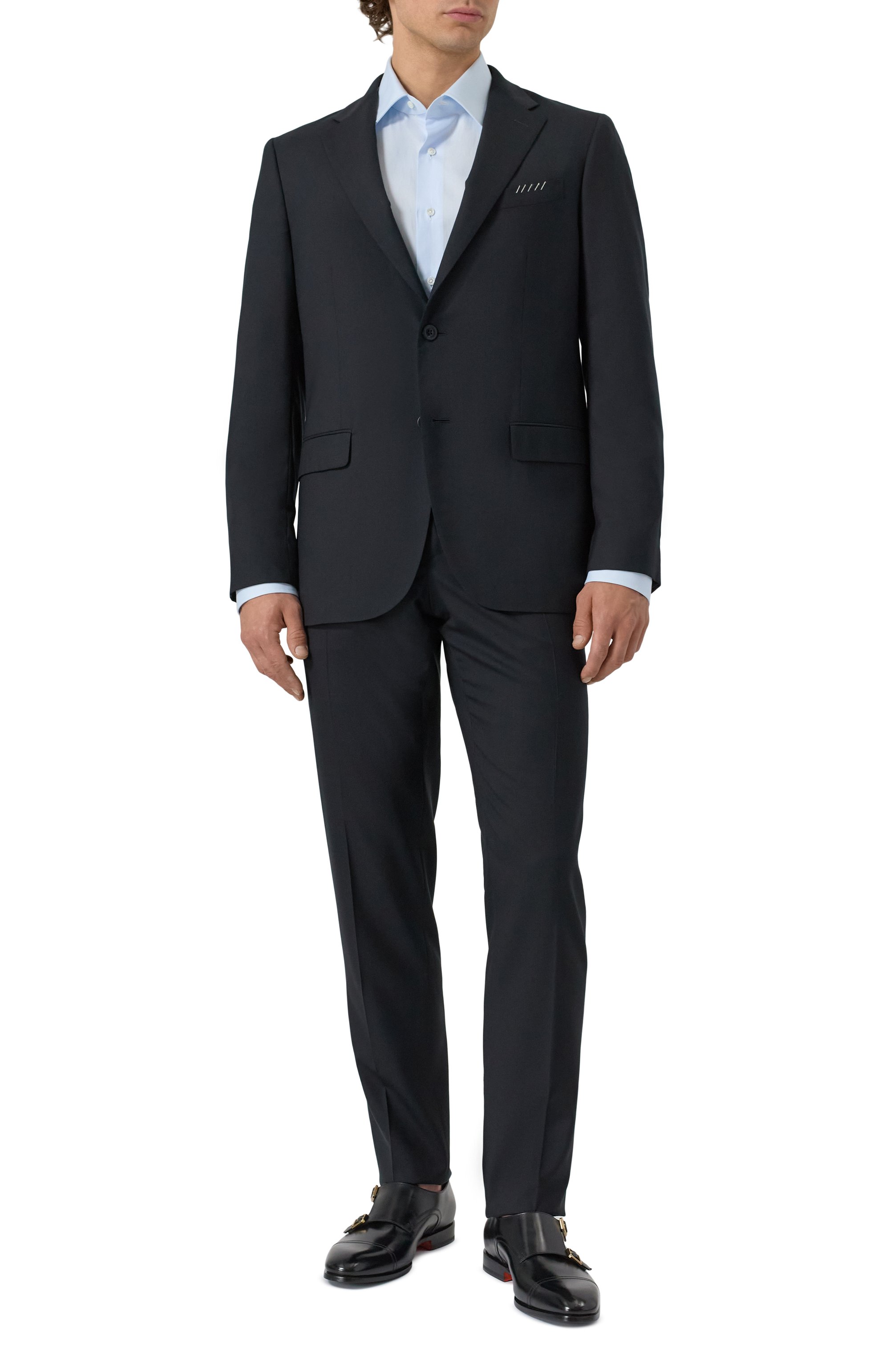 Кожаные монки adrian SANTONI, арт. MCAG19027JJ6BNTG, фото 2