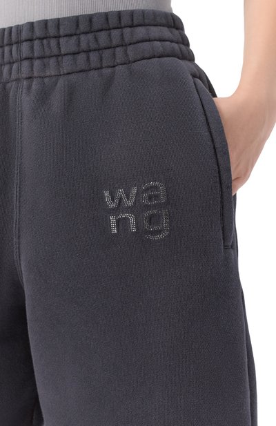 Хлопковые джоггеры ALEXANDERWANG.T темно-серого цвета по цене 58150 руб., арт. 4CC1264997, фото 5 Хлопковые джоггеры ALEXANDERWANG.T, арт. 4CC1264997, фото 5