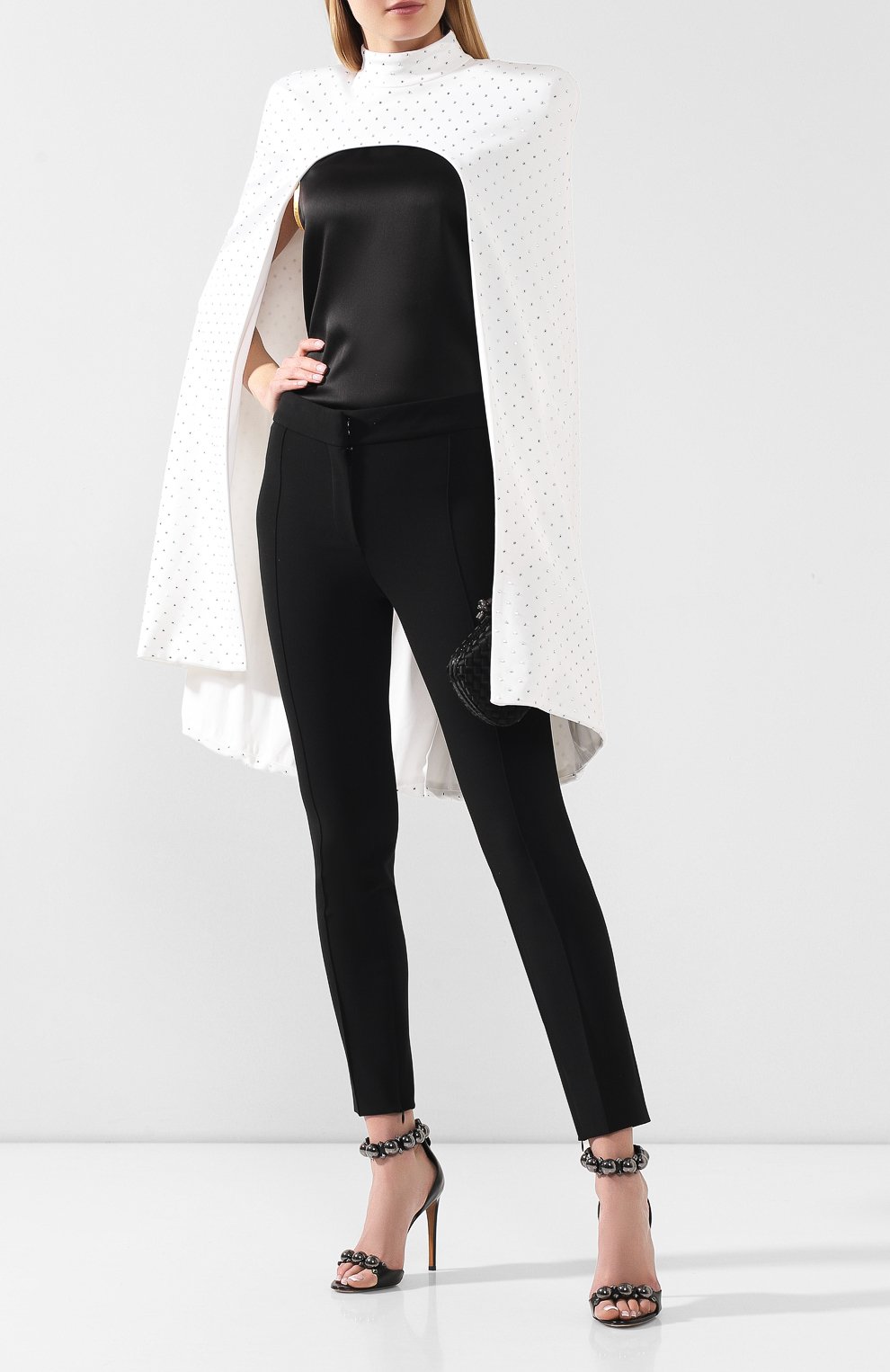 Накидка из вискозы BALMAIN, арт. SF08685/J127, фото 2