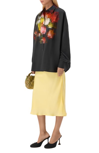 Хлопковая рубашка DRIES VAN NOTEN, арт. 010703/4018, фото 2