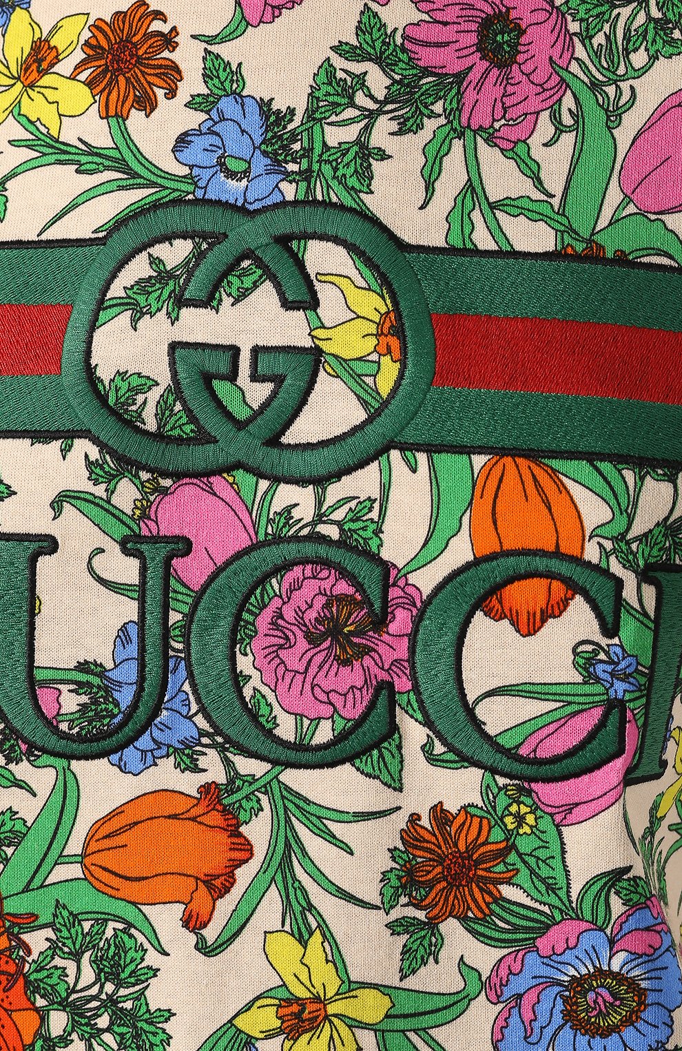 Хлопковая футболка GUCCI, арт. 580762/XJCB3, фото 5