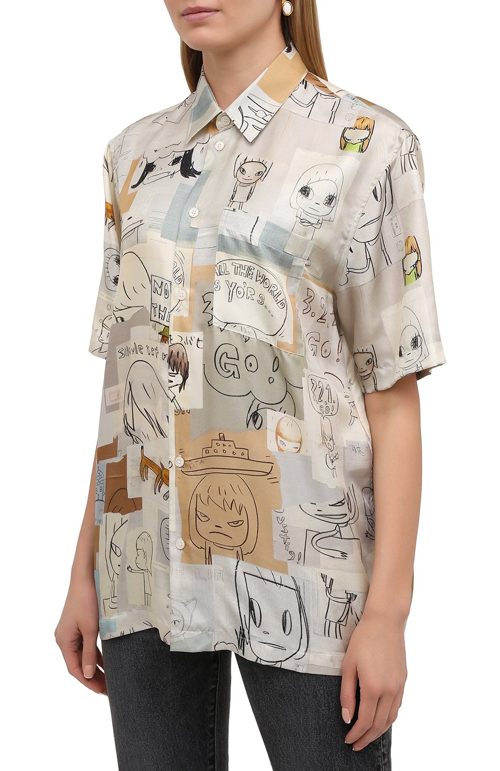 Шелковая рубашка STELLA MCCARTNEY, арт. 603034/SRN05, фото 3