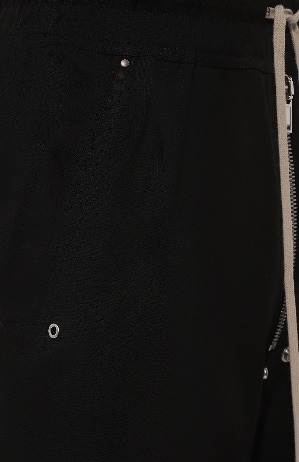Хлопковые брюки RICK OWENS, арт. RU02D6366/TE, фото 5