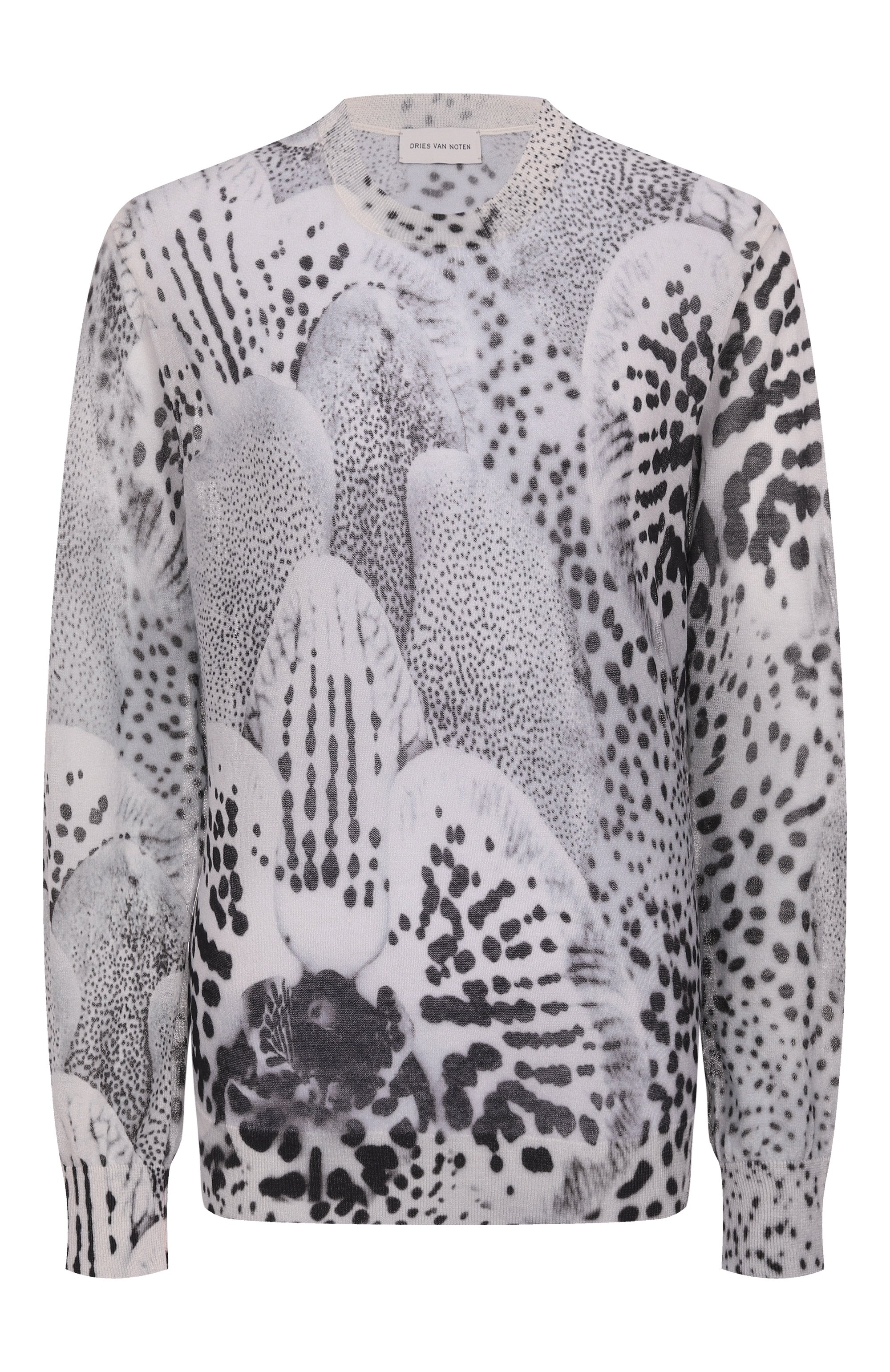 Хлопковый пуловер DRIES VAN NOTEN, арт. 251-011246-1712, фото 1