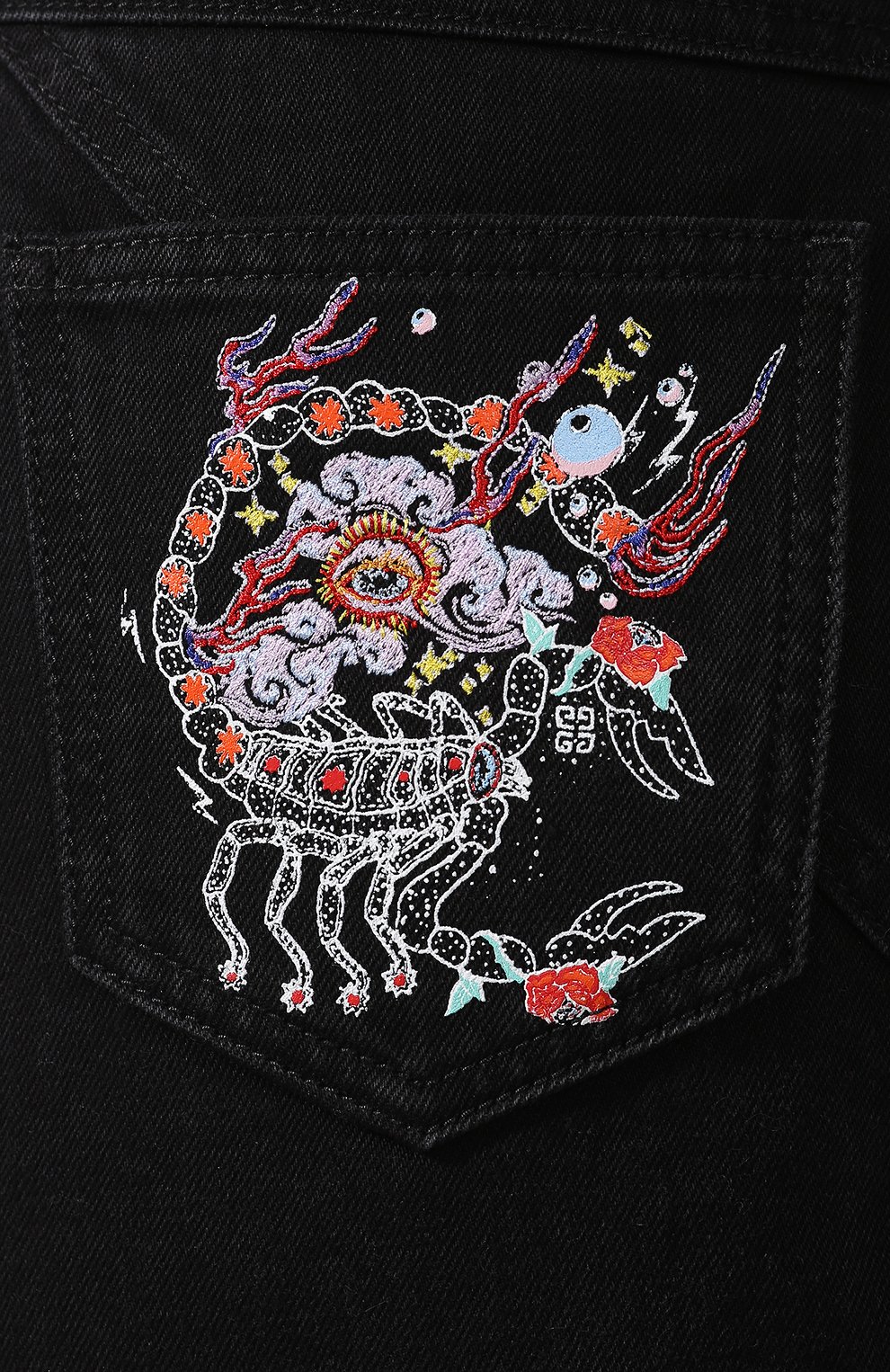 Джинсовая мини-юбка GIVENCHY черного цвета по цене 59950 руб., арт. BW406Y506W, фото 5 Джинсовая мини-юбка GIVENCHY, арт. BW406Y506W, фото 5