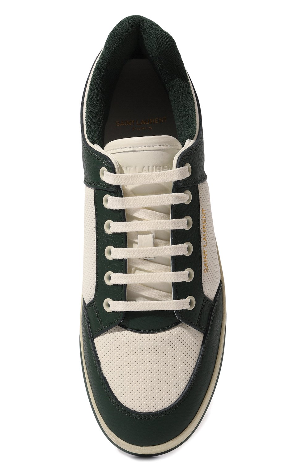 Кожаные кеды SAINT LAURENT, арт. 713600/AAAWR6379, фото 6