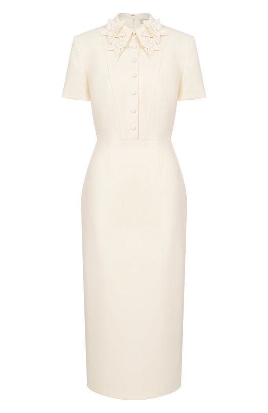 Шерстяное платье Shervarli DR26-0028 Кремовый DR26-0028