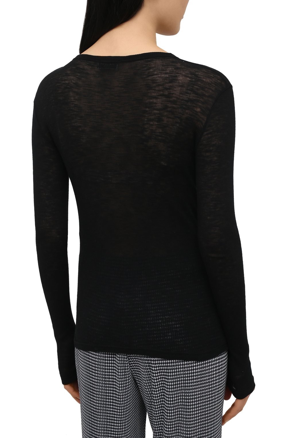 Хлопковый лонгслив SAINT LAURENT, арт. 631004/YBUD2, фото 4