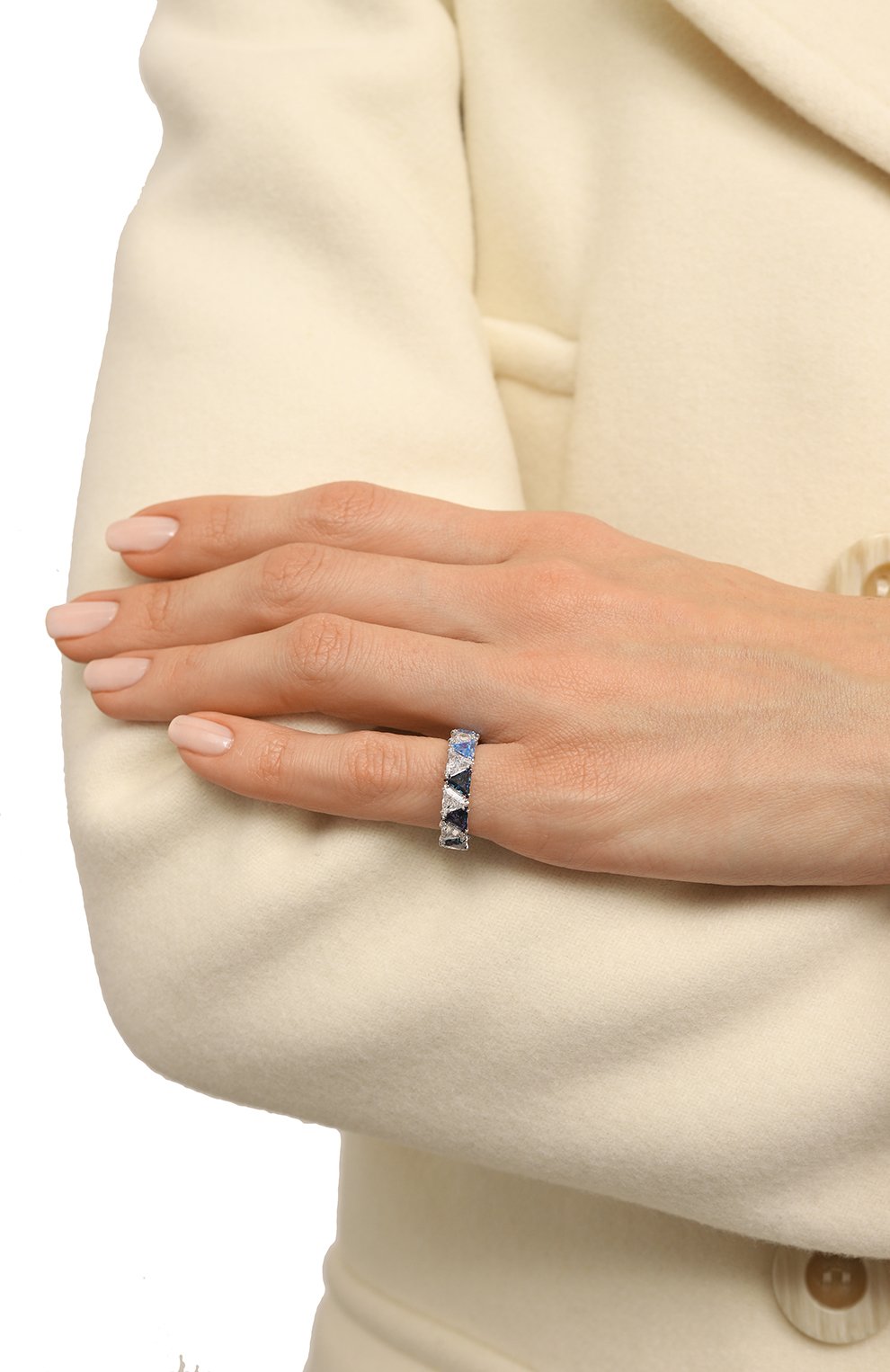 Кольцо ortyx SWAROVSKI голубого цвета по цене 20950 руб., арт. 5608527, фото 2 Кольцо ortyx SWAROVSKI, арт. 5608527, фото 2