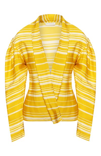 Женская блузка из смеси вискозы и шелка DRIES VAN NOTEN, арт. 201-10784-9408