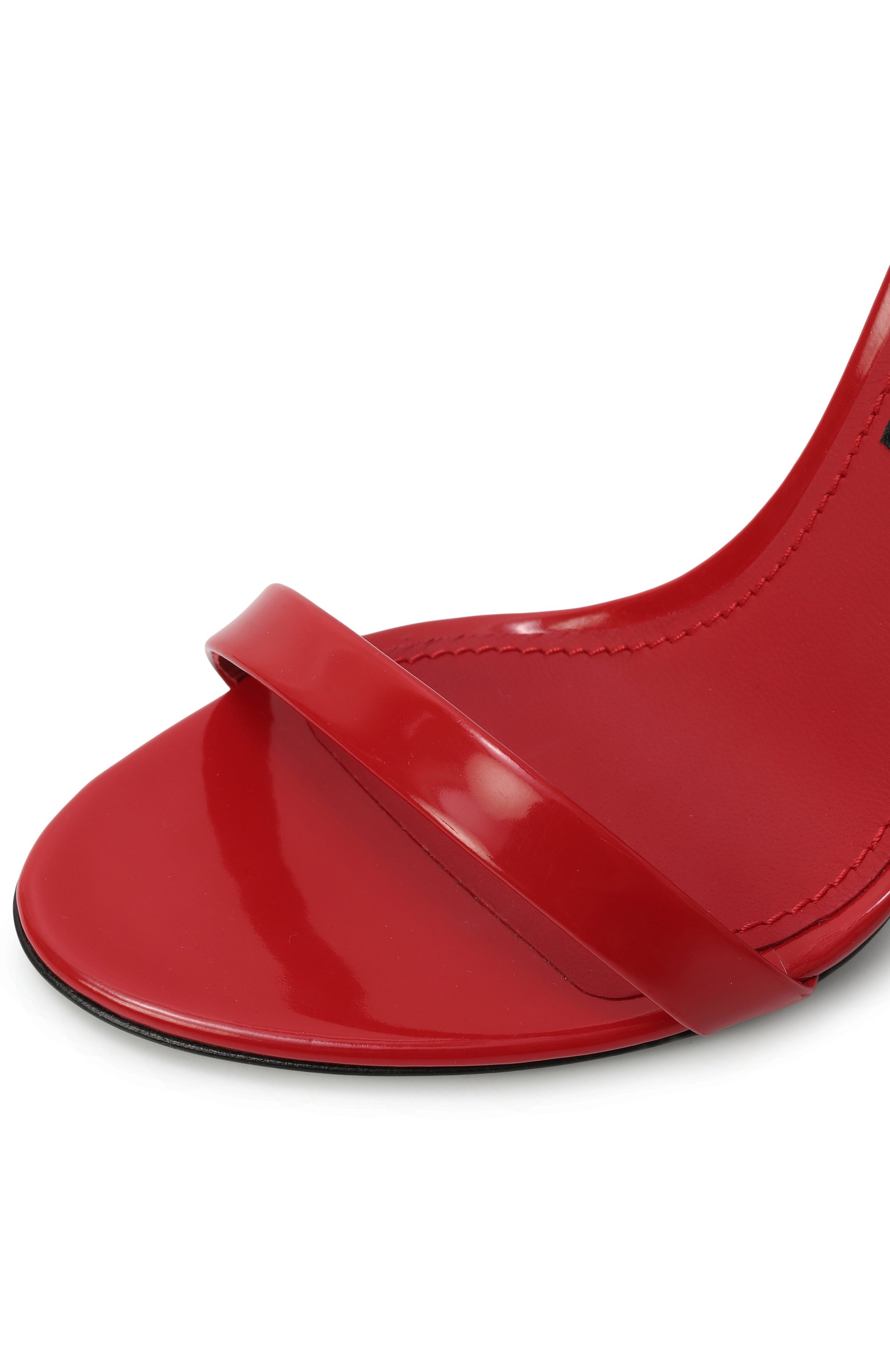 Лакированные босоножки keira 105 DOLCE & GABBANA красного цвета по цене 87550 руб., арт. CR1431_, фото 7 Лакированные босоножки keira 105 DOLCE & GABBANA, арт. CR1431_, фото 7