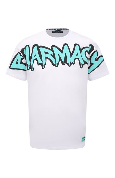 Хлопковая футболка PHARMACY INDUSTRY, арт. PHM224, фото 1