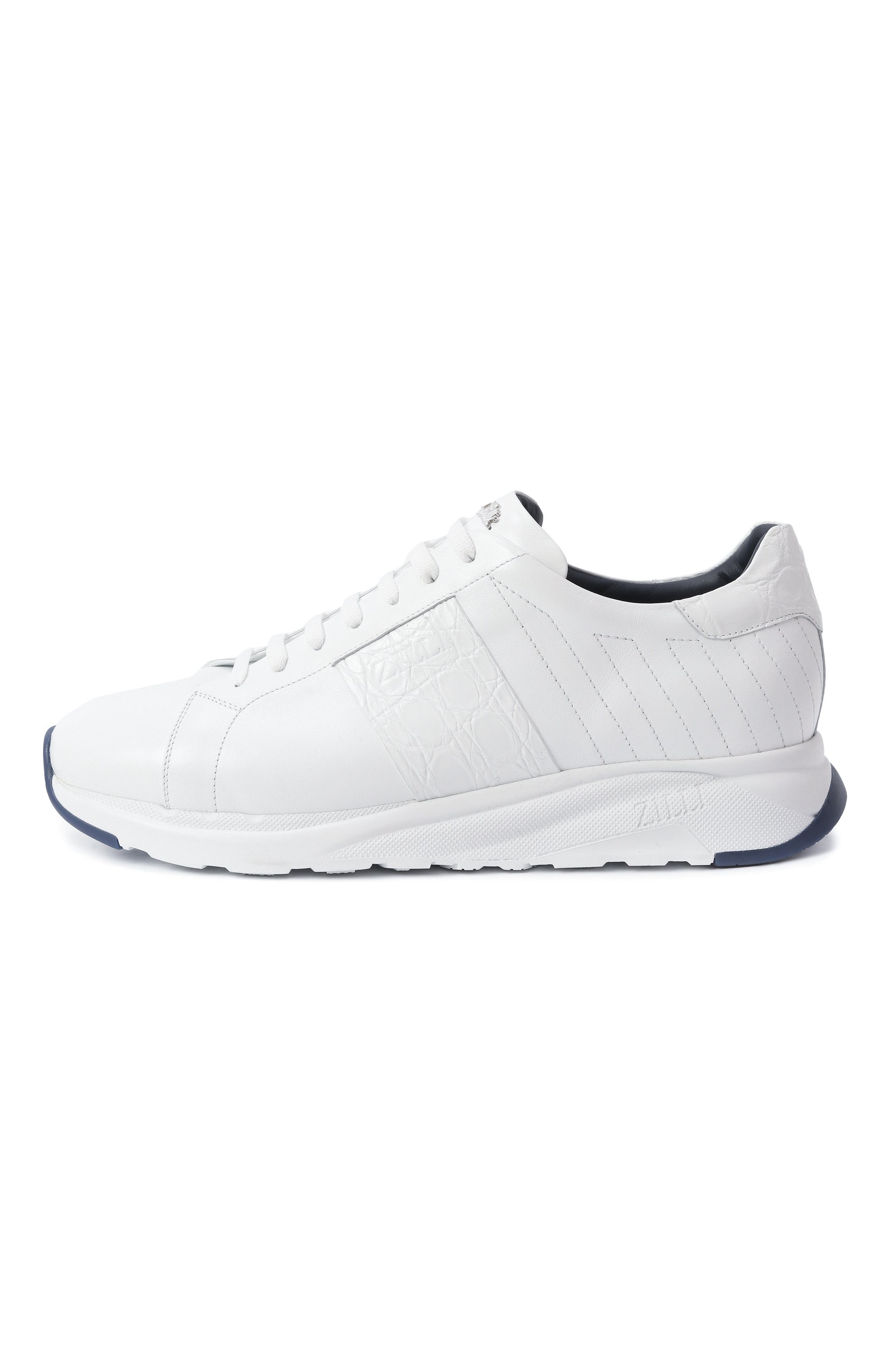 Кроссовки с отделкой из кожи каймана ZILLI, арт. H0094AM1020VSWR01, фото 4