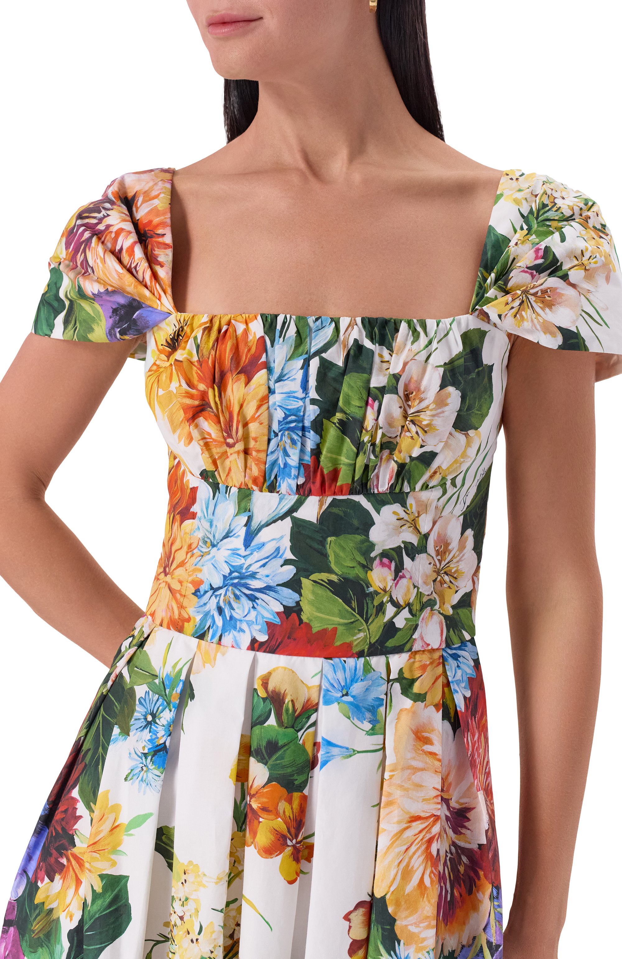 Хлопковое платье DOLCE & GABBANA, арт. F6TVKT/HS5TR, фото 5