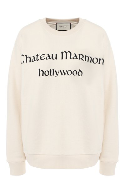 Хлопковый пуловер GUCCI, арт. 469250/XJA0H, фото 1