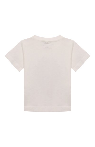 Хлопковая футболка STELLA MCCARTNEY кремового цвета по цене 6930 руб., арт. TS8501, фото 2 Хлопковая футболка STELLA MCCARTNEY, арт. TS8501, фото 2
