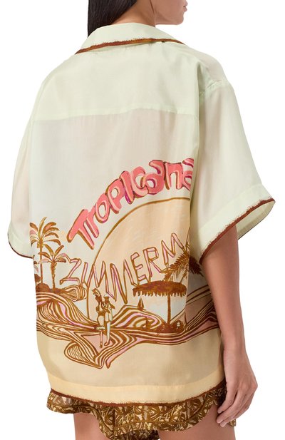 Шелковая рубашка ZIMMERMANN, арт. 3570TSS254, фото 4