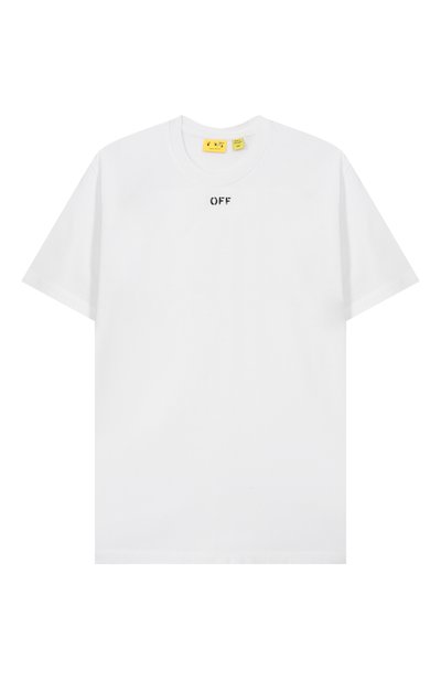 Хлопковая футболка OFF-WHITE, арт. 0GAA001F26JER0081_001