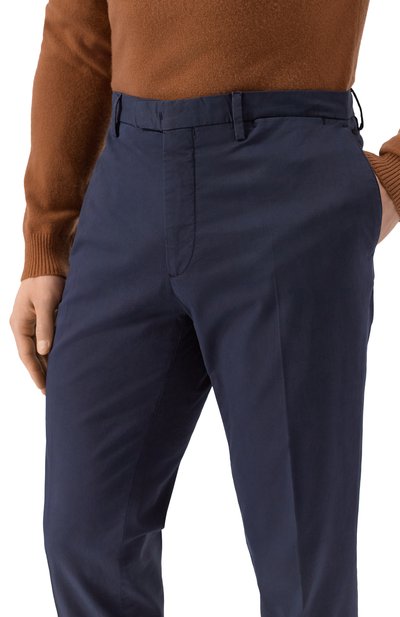 Хлопковые брюки BOGLIOLI темно-синего цвета по цене 39950 руб., арт. 80882Q/SB5753, фото 5 Хлопковые брюки BOGLIOLI, арт. 80882Q/SB5753, фото 5