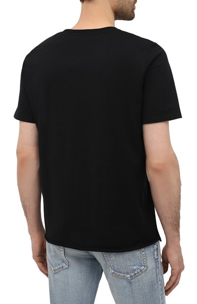 Хлопковая футболка SAINT LAURENT, арт. 646354/Y36AC, фото 4