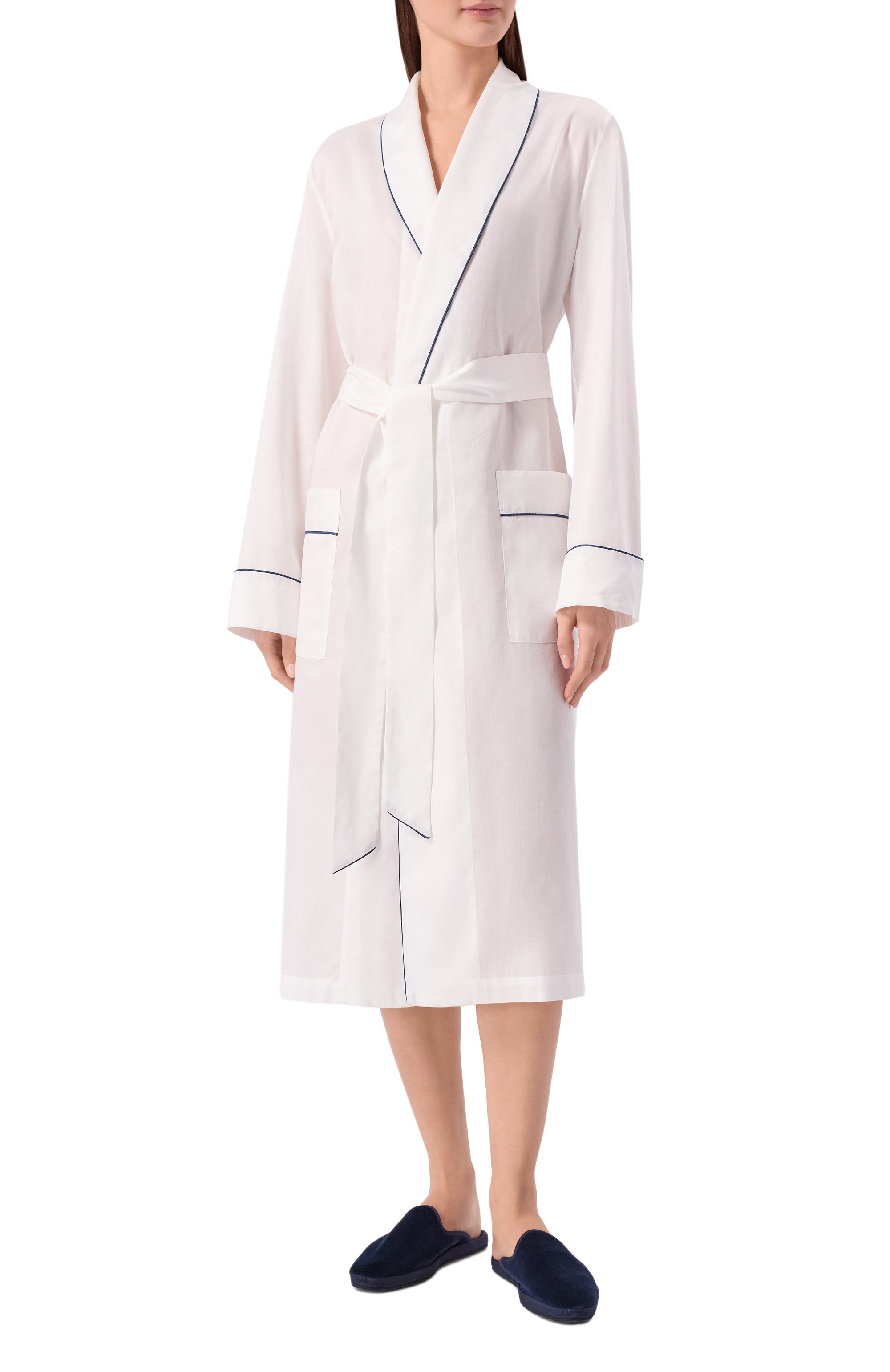 Хлопковый халат FRETTE, арт. 25N09032 00F 00960, фото 2