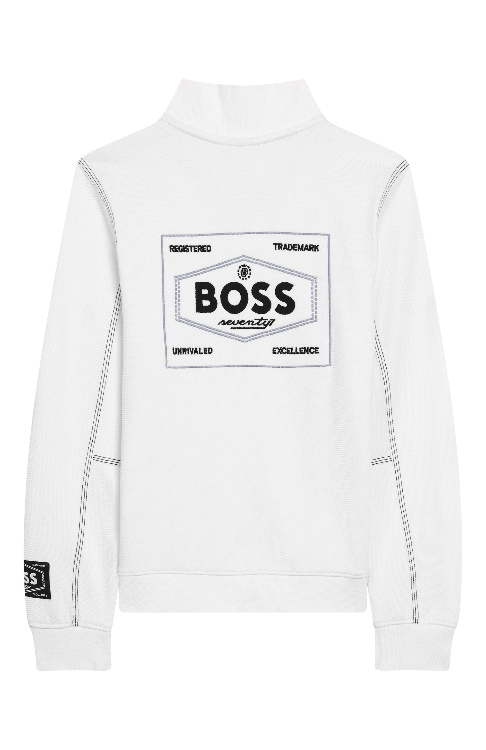 Хлопковый свитшот BOSS, арт. J51202/14A-16A, фото 2