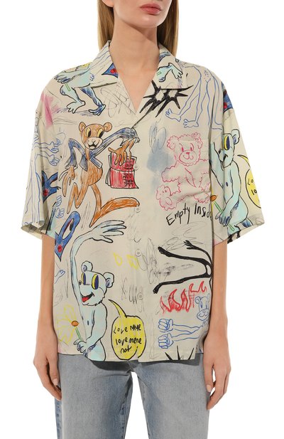 Рубашка DOMREBEL, арт. SCRIBBLE/CAM0P SHIRT, фото 3