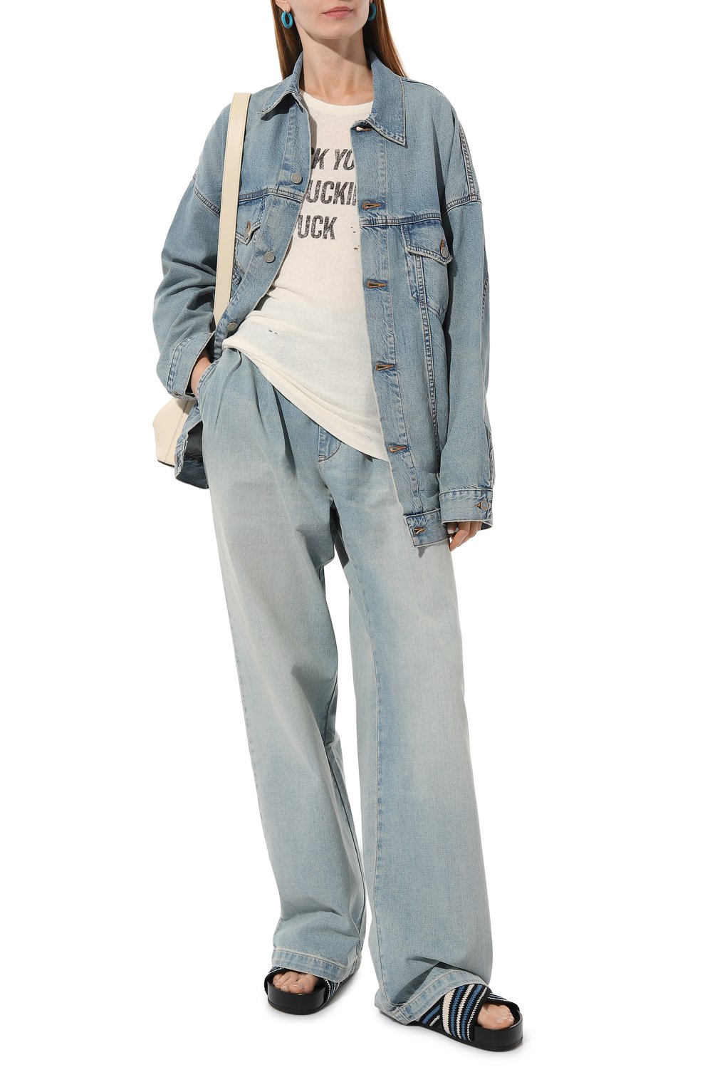 Хлопковая футболка R13, арт. R13W3949-04, фото 2