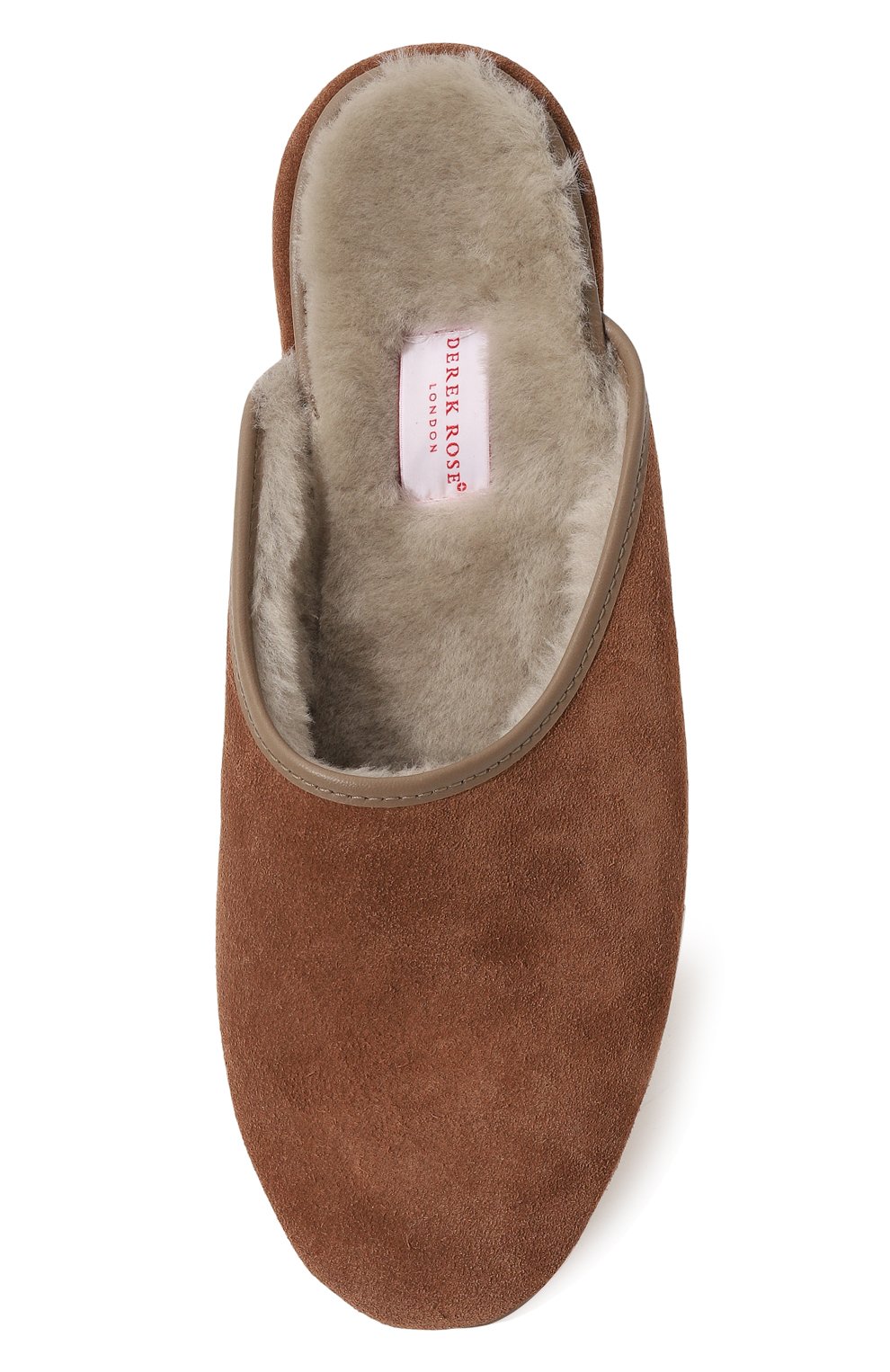 Замшевые домашние туфли DEREK ROSE коричневого цвета по цене 32800 руб., арт. 0900-IM0G001, фото 6 Замшевые домашние туфли DEREK ROSE, арт. 0900-IM0G001, фото 6