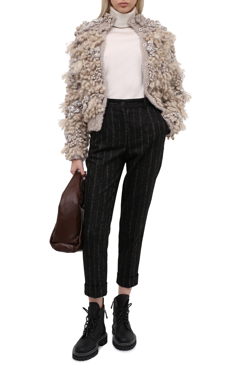 Кардиган из шерсти и кашемира BRUNELLO CUCINELLI, арт. M47601706, фото 3