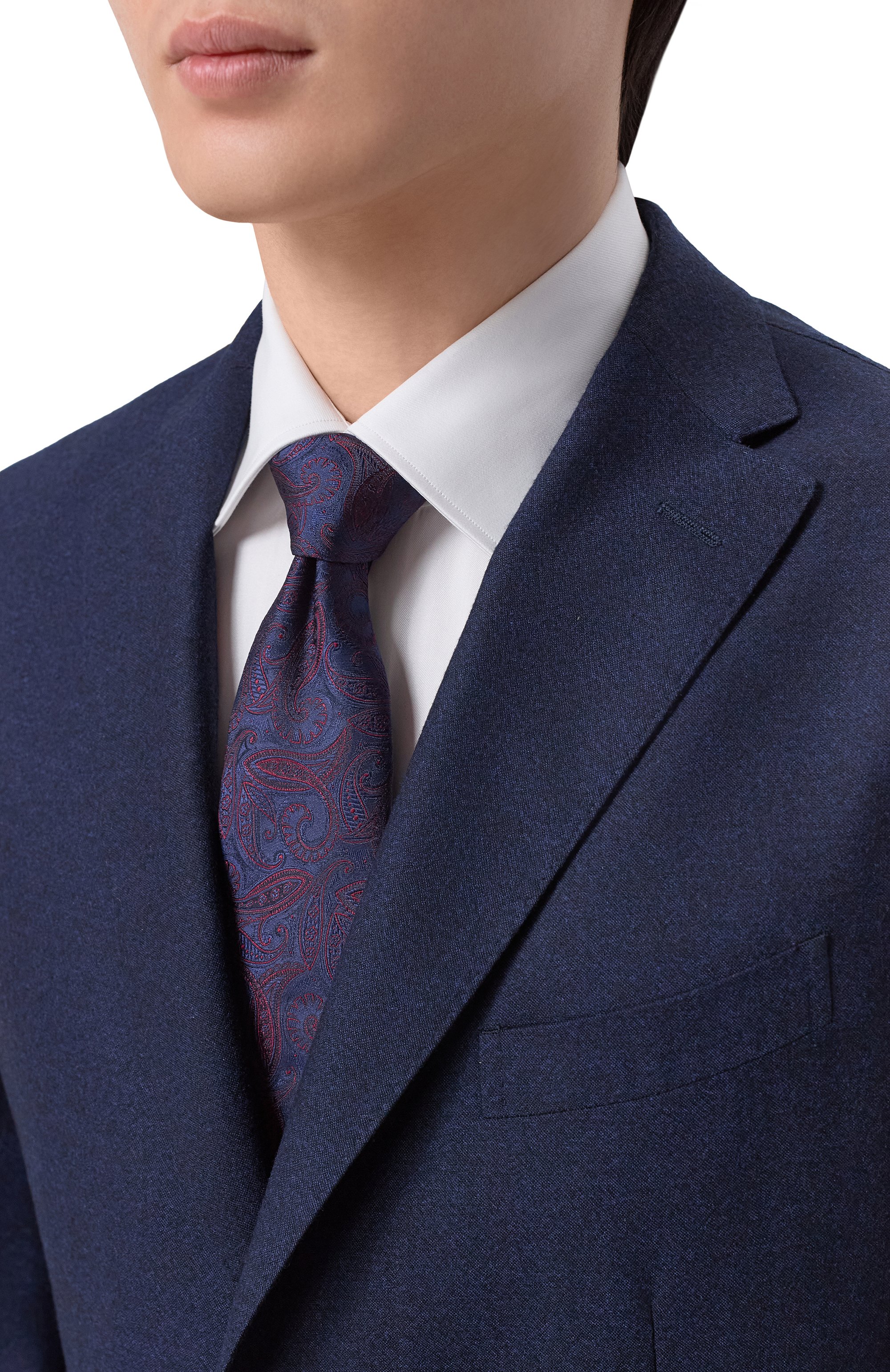 Шелковый галстук CORNELIANI, арт. 27U302/2720308, фото 2